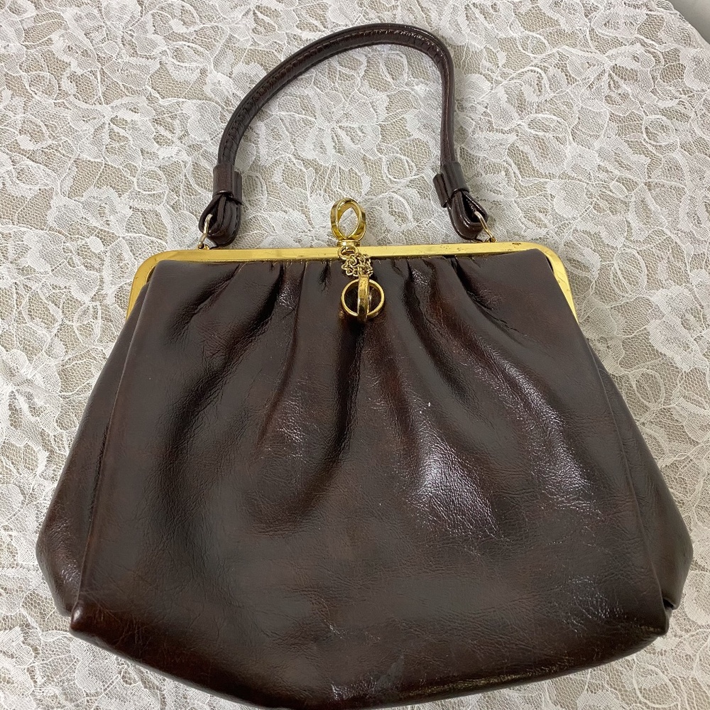 Brown Vintage one handle purse